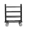 Montour Line Horizontal Stanchion Storage Cart - 12 Capacity SCART-12-H - alternate 2